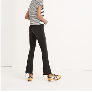 Madewell curvy Cali Demi boot black jeans
